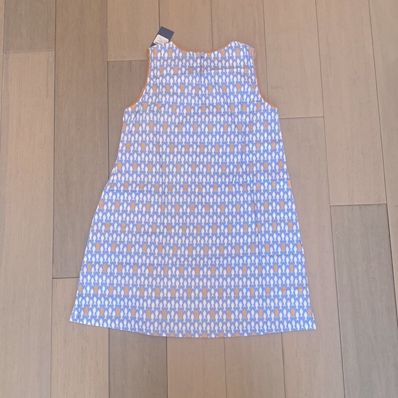 TUKTUK Sun Dress Blue/Orange sz 9-10 - Picture 2 of 3